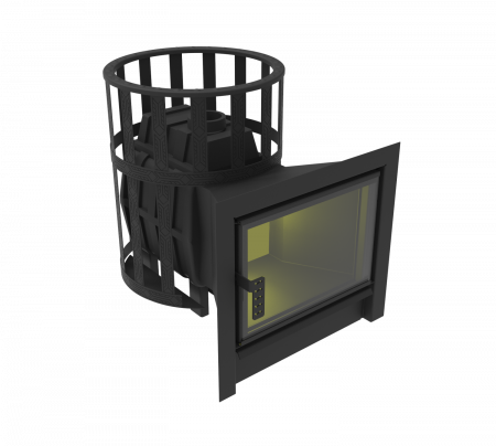 Банная печь чугунная Воевода-Флагман 20, сетка