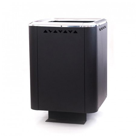 Чугунная печь для бани Сибирь 24 кожух, универсальная дверца