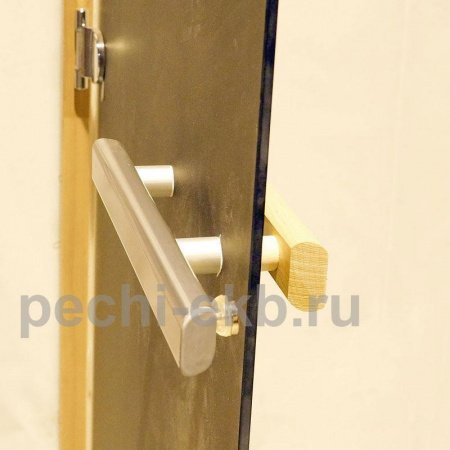 Дверь стеклянная бронза матовая 2000х800  Ольха, с порогом