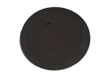 Плита стальная под казан  500х500 Сибирь, с кружками стальными в комплекте, 10 мм толщина