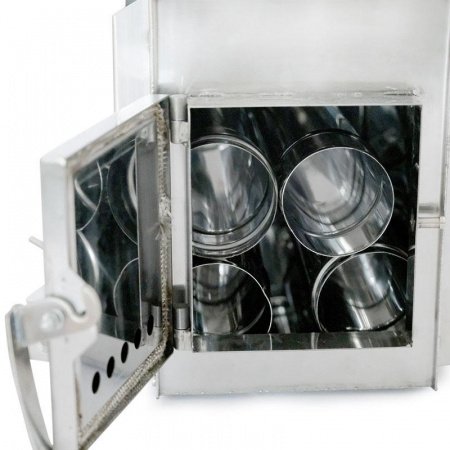 Мобильная печь «Турист» (дымоход в комплекте) Сибирь, 80 мм