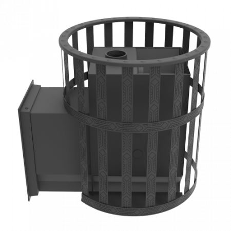 Печь для бани «Викинг 24» ДТ-2 стекло 230х270 мм, 6-8 мм