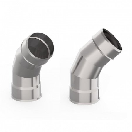 Отвод 135* ф 130, 1,0мм нержавейка