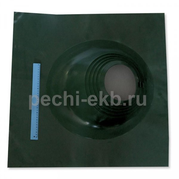 Кровельный проходник Мастер Флеш № 2 зеленый, d 200-280 мм, 600/600 мм СИЛИКОН