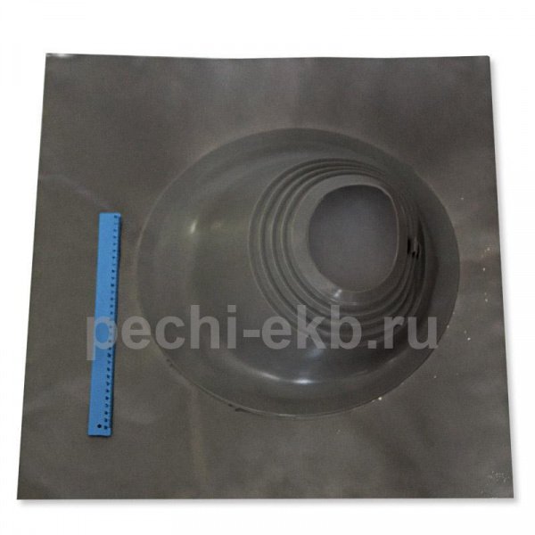 Кровельный проходник Мастер Флеш № 2 серый, d 200-280 мм, 600/600 мм СИЛИКОН