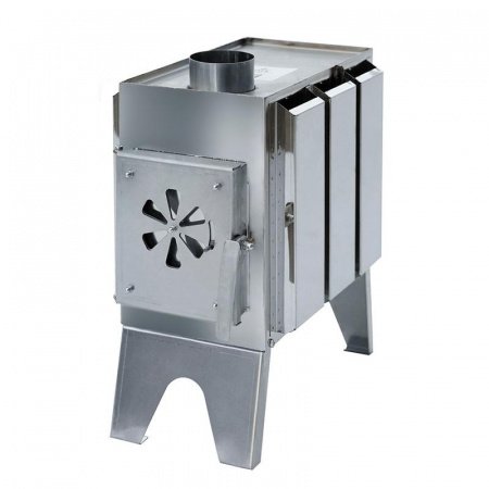 Мобильная печь «Турист» (дымоход в комплекте) Сибирь, 80 мм