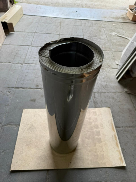 УЦЕНКА 50% Сэндвич-труба 1,0м, 200х280, Н+Н, 0,5 мм 0,5 мм