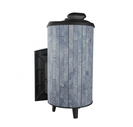 Печь чугунная "Атмосфера XL" в ламелях "Талькохлорит" ПроМеталл