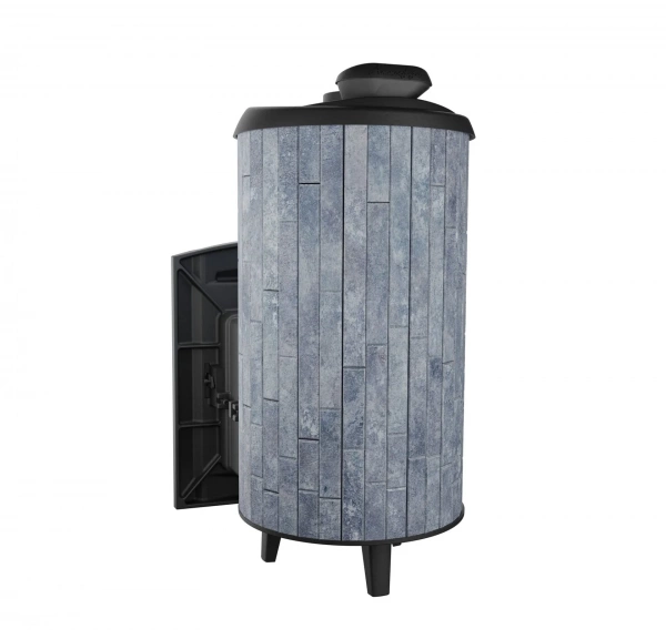 Печь чугунная "Атмосфера XL" в ламелях "Талькохлорит" ПроМеталл