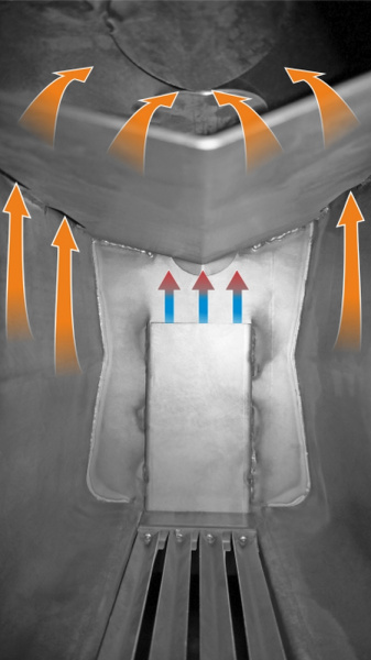 Отопительная печь Стокер "Садовая 150-ОВ" с плитой, Ермак