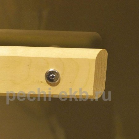 Дверь стеклянная «Банька в лесу» бронза 2000х700  Ольха, с порогом