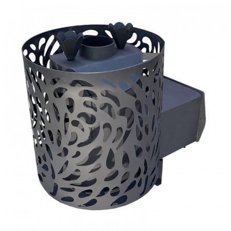 Печь для бани «Берёзка ПарЛайт-12», чугунная дверца