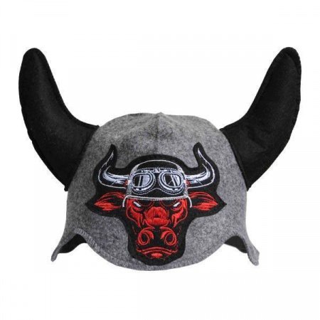 Шлем викинга «Бык-байкер!»