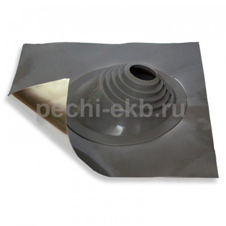 Проход через кровлю Мастер-флеш № 1 серый, d 75-200 мм, 500/500 мм СИЛИКОН