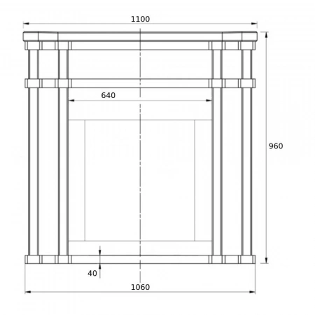 Портал для печей "Атмосфера" (Талькохлорит) ПроМеталл