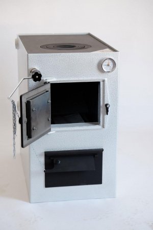 Котел твердотопливный Сибирь 12 ТПЭ с плитой