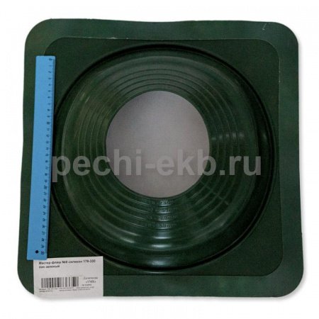 Мастер Флеш № 8 зеленый, кровельный проходник, d 200-280 мм СИЛИКОН