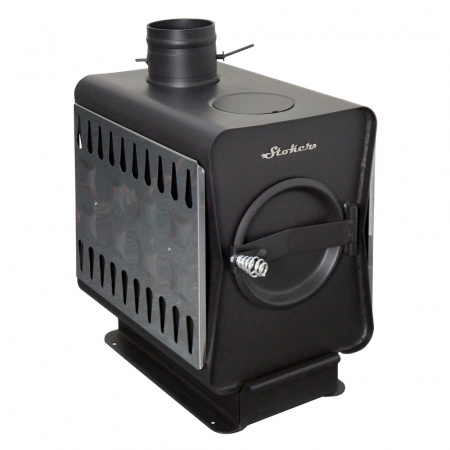 Отопительная печь Стокер "Садовая 70-ОВ" с плитой, Ермак