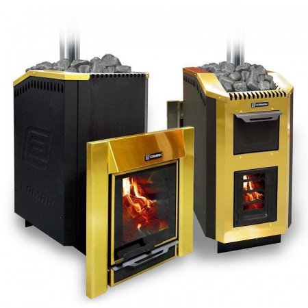 Печь для бани «Ермак 36 Люкс (GOLD)», Нерж-5мм 304 INOX