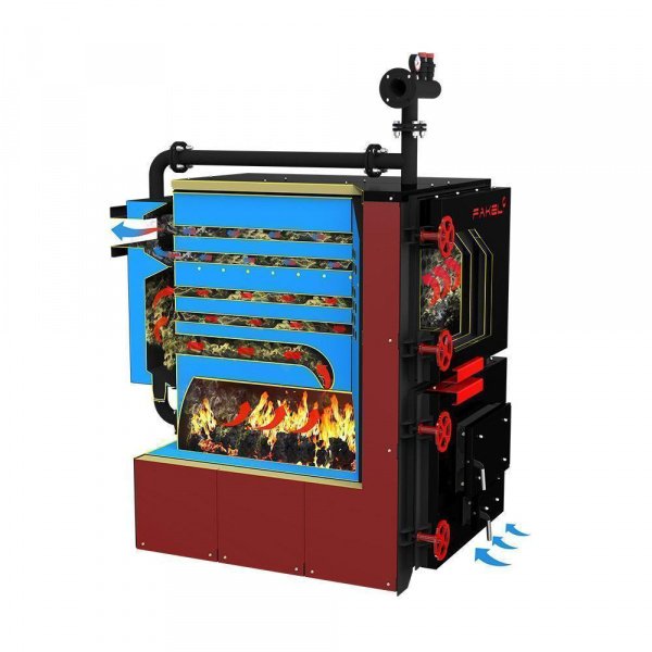 Котел твердотопливный Fakel-M 100