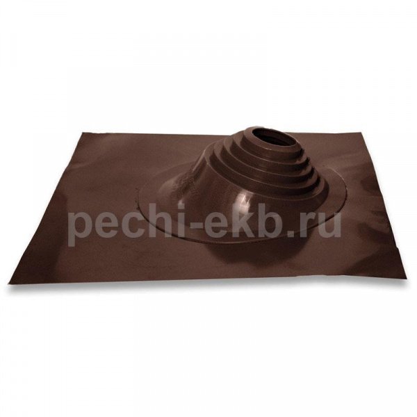 Проход через кровлю Мастер-флеш № 1 коричневый, d 75-200 мм, 500/500 мм СИЛИКОН