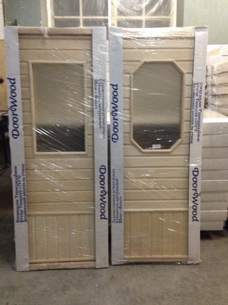 Дверь со стеклом (восьмиугольник) 1850*750 мм, Липа, Дорвуд