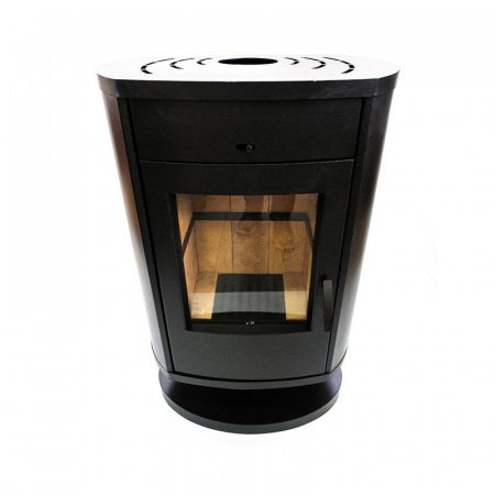 Камин Сибирь 10 на круглой ножке (НМК)