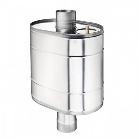 Бак на трубе 43 литра (самоварного типа) диаметр 115 мм, 1/0,5 мм