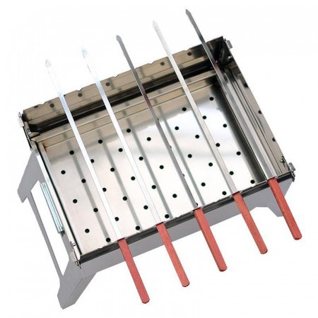 Мангал «Сибирь-10 Н» складной, нержавейка