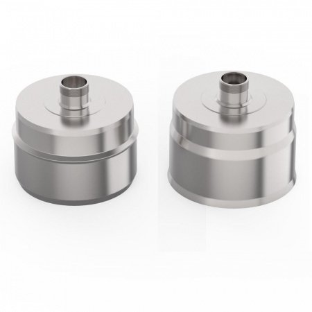 Заглушка с конденсатоотводом ф 150 мм. нержавейка