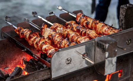 Электрический шампуроверт «СамЖарыч» на 5 шампуров