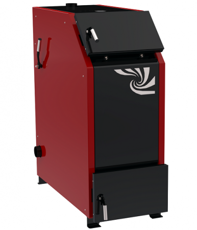 Котел твердотопливный TAIFUN -42 (переходник + регулятор тяги)