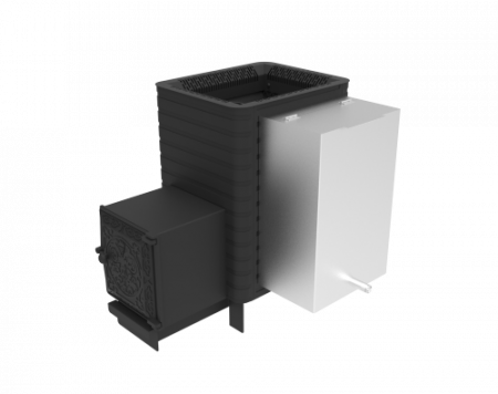 Печь для бани «Берёзка 15» ДТ-4 (под бак 35л или теплообменник) 6-8 мм