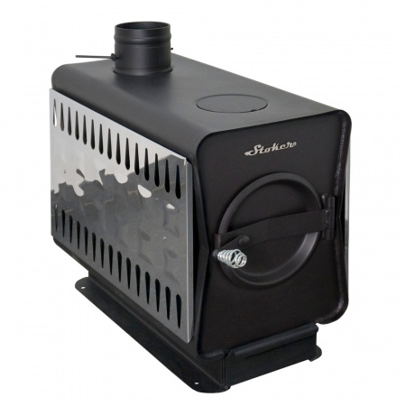 Отопительная печь Стокер "Садовая 150-ОВ" с плитой, Ермак