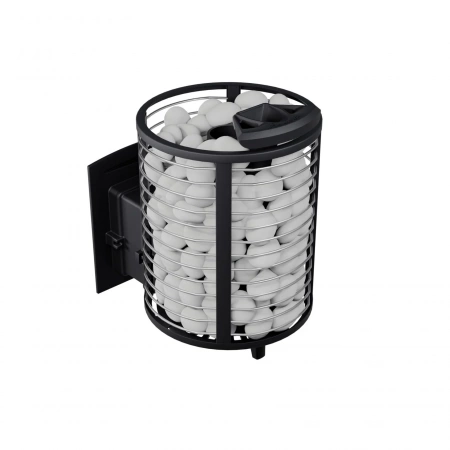 Печь чугунная банная "Атмосфера М" сетка-ПРУТОК нержавейка ПроМеталл