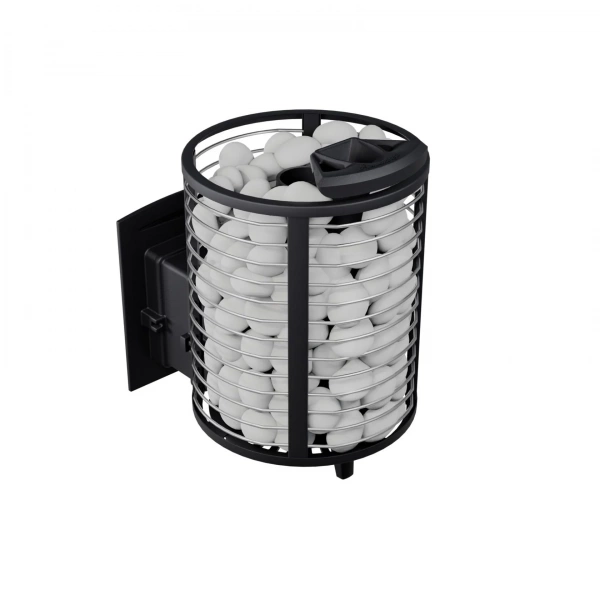 Печь чугунная банная "Атмосфера М" сетка-ПРУТОК нержавейка ПроМеталл