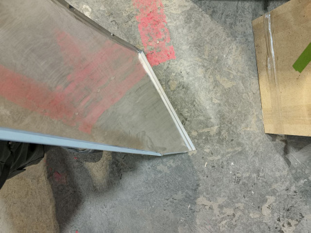 УЦЕНКА 20% Экран защитный 980x500, 0,5мм, нержавейка