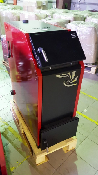 Котел твердотопливный TAIFUN -42 (переходник + регулятор тяги)