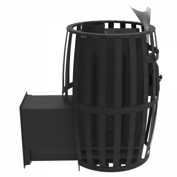 Печь для бани Витязь 18 Закрытая каменка, Д-2 стекло 230х270, 6-8 мм