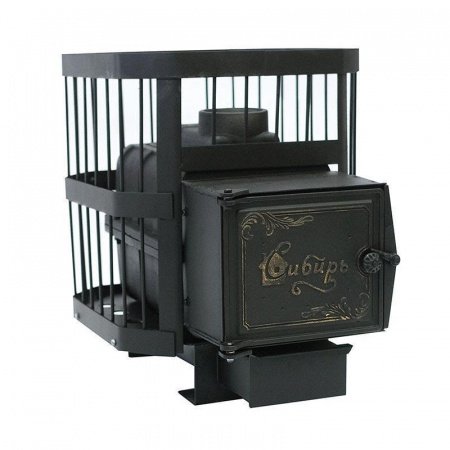 Чугунная печь для бани Сибирь 15 сетка