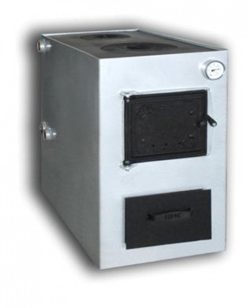 Котел твердотопливный Сибирь 12 ТПЭ с плитой