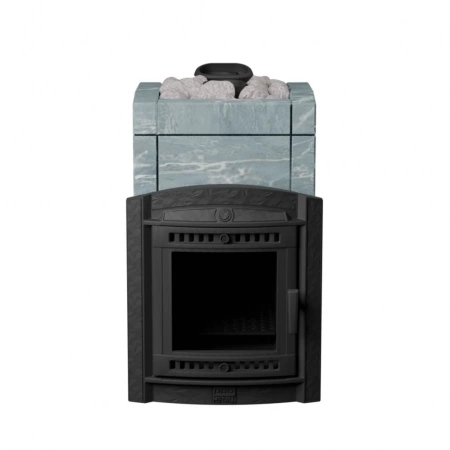 Печь чугунная "Атмосфера L" в облицовке "Талькохлорит" ПроМеталл