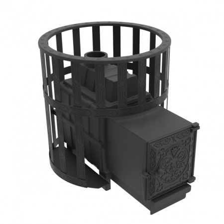 Чугунная банная печь Воевода 20 ДТ-4, сетка