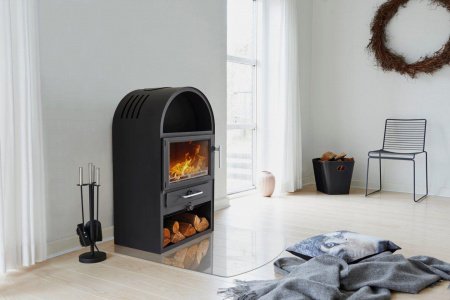 Термозакаленная панель под печь № 3 1100*1100*6 мм полукруг