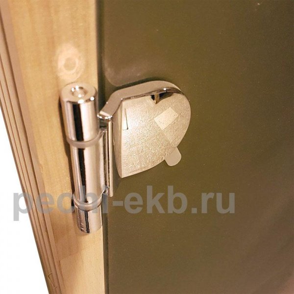 Дверь стеклянная, бронза 1900х700 «Теплый день», ХВОЯ,  без порога