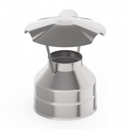 Оголовок 180/260 мм нержавейка/нержавейка, 0,5 мм