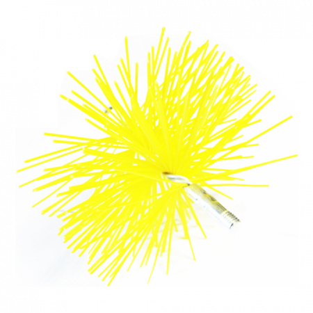 Ерш для чистки дымохода 150 мм, нейлон, желтый