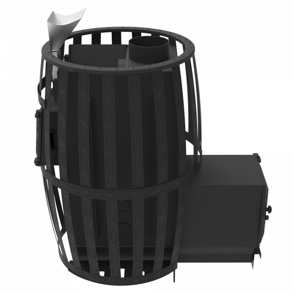 Печь для бани Витязь 28 Закрытая каменка, ДТ-4, 6-8 мм