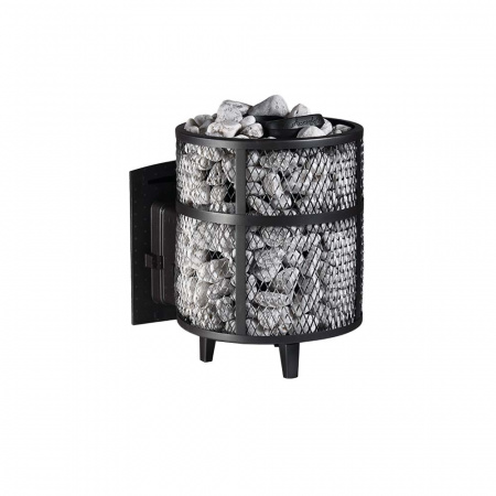 Печь чугунная банная "Атмосфера М" сетка нержавейка ПроМеталл