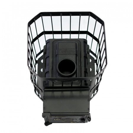 Чугунная печь для бани Сибирь 15 сетка